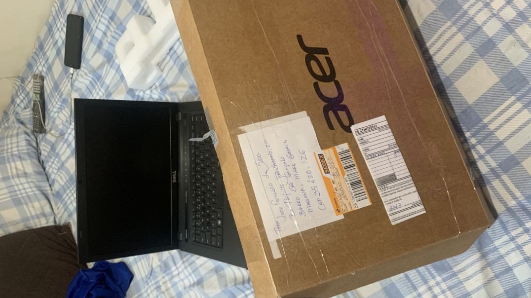 Notebook Dell Enviado